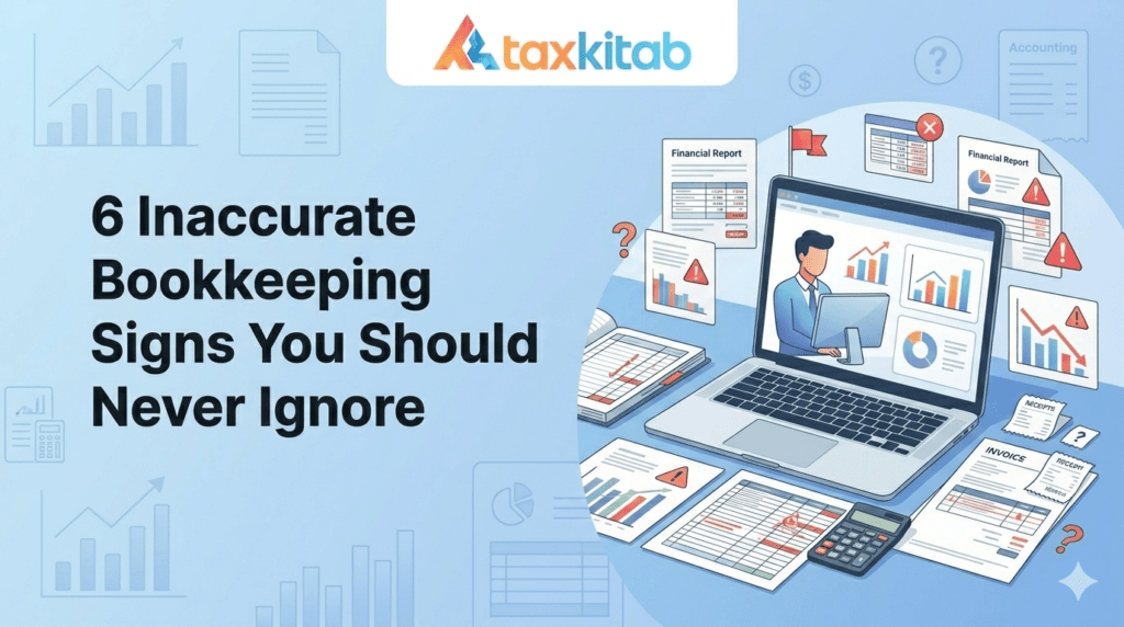 inaccurate bookkeeping signs in business records