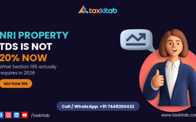 NRI property sale TDS Section 195 — TaxKitab