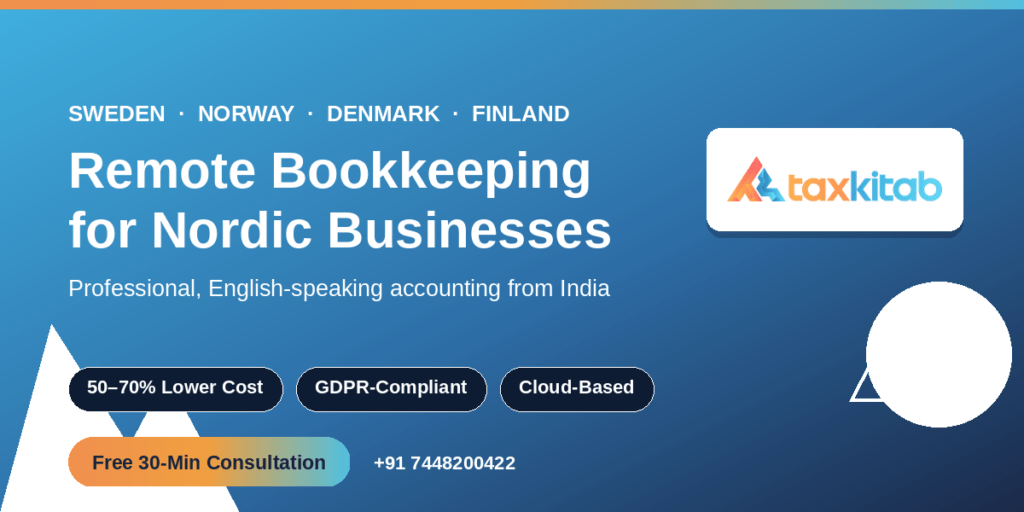 Remote bookkeeping for businesses in Nordic
