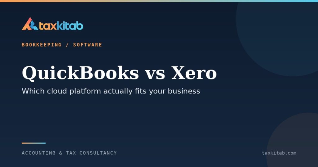 QuickBooks Online and Xero compared for small business bookkeeping