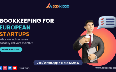 Outsourced bookkeeping European startups — TaxKitab