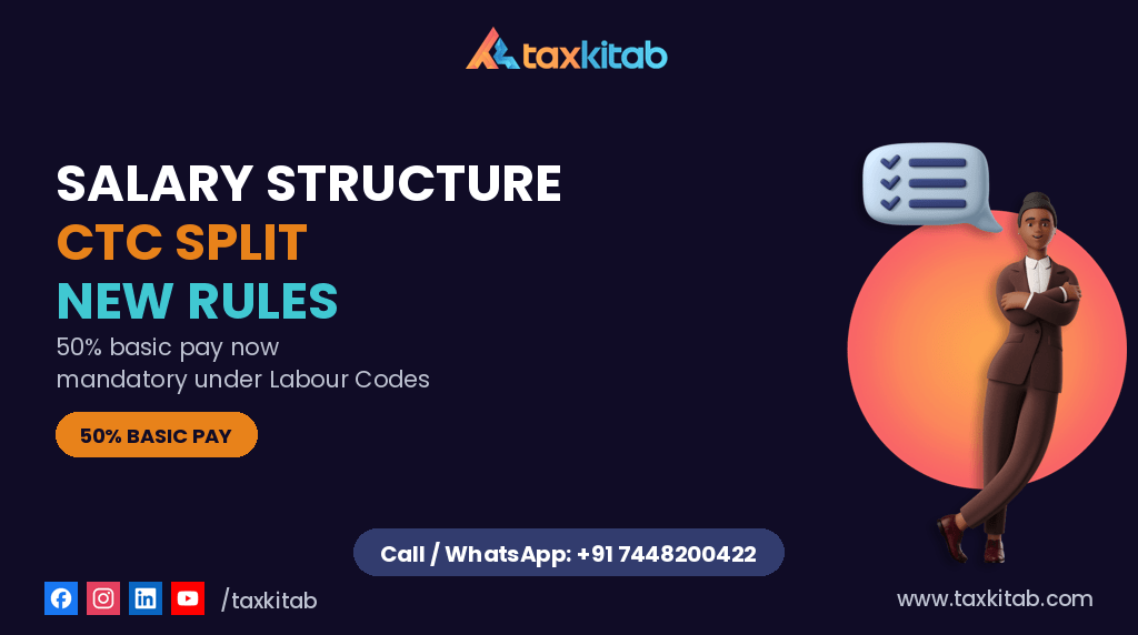 Salary structure design CTC split Labour Codes — TaxKitab