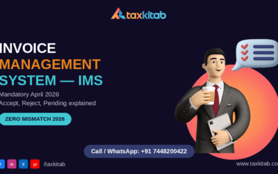 Invoice Management System IMS GST portal 2026 — TaxKitab