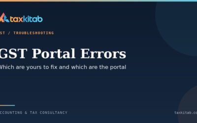 Common GST portal error codes and how to fix each one