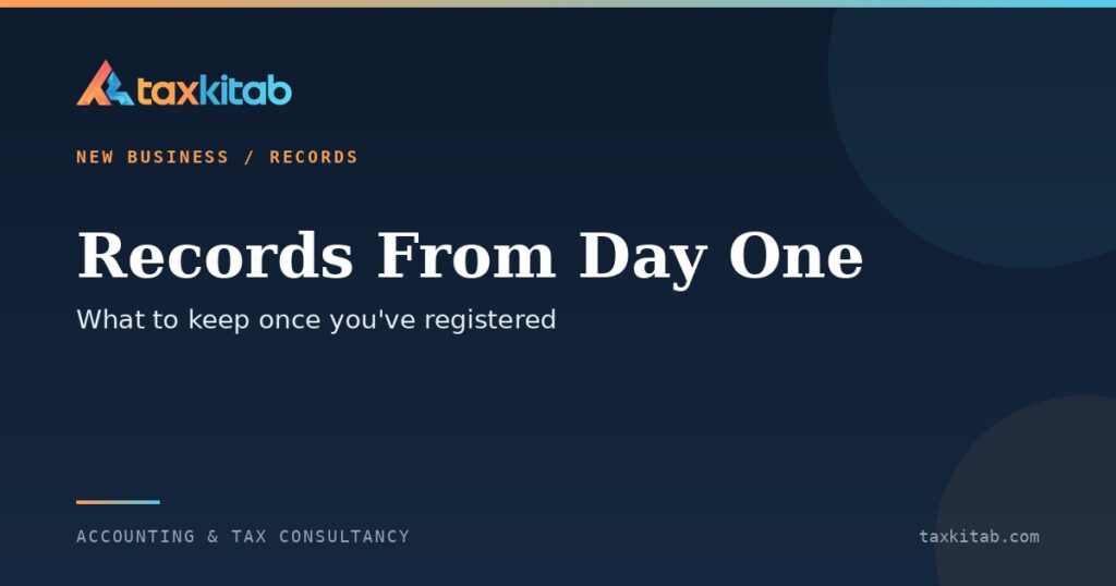 Records a newly registered Indian business needs to keep from day one