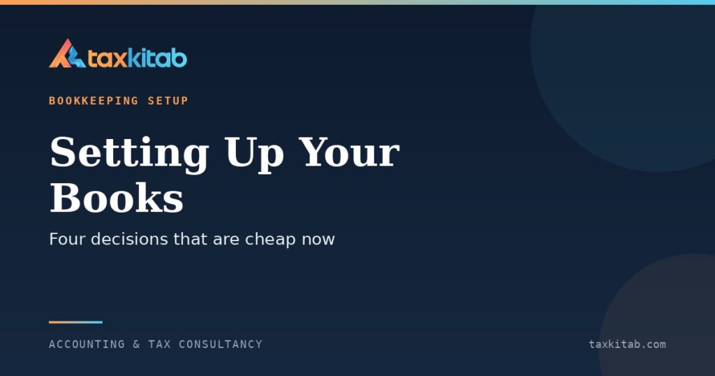 Setting up accounting books correctly for a new business in India