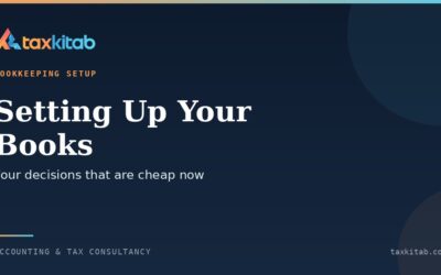 Setting up accounting books correctly for a new business in India