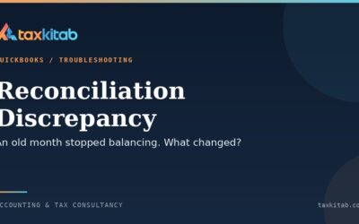 QuickBooks Reconciliation Discrepancy: How to Find It
