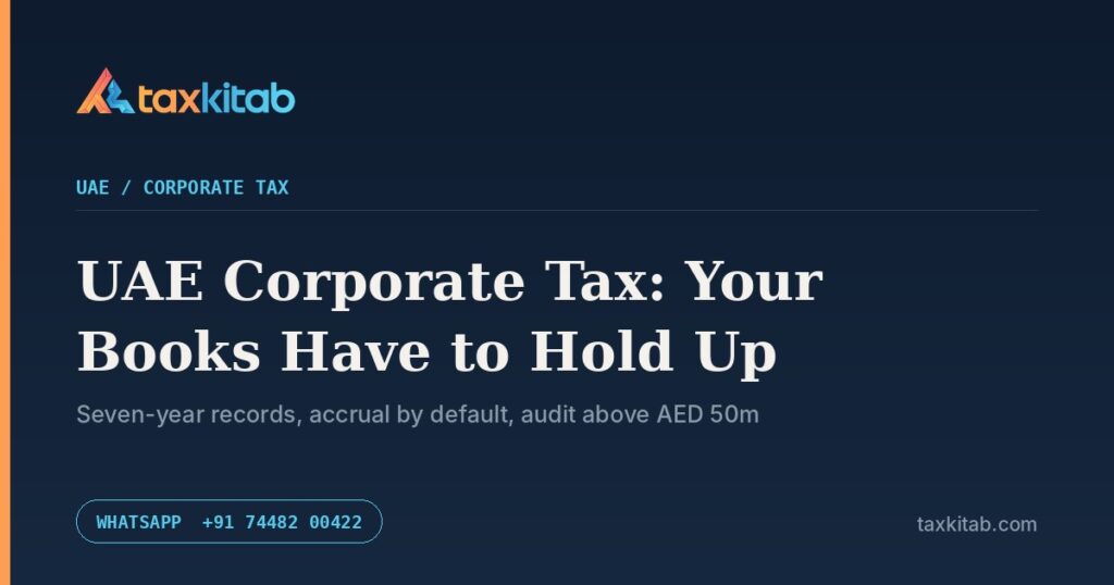 UAE bookkeeping requirements under corporate tax — TaxKitab